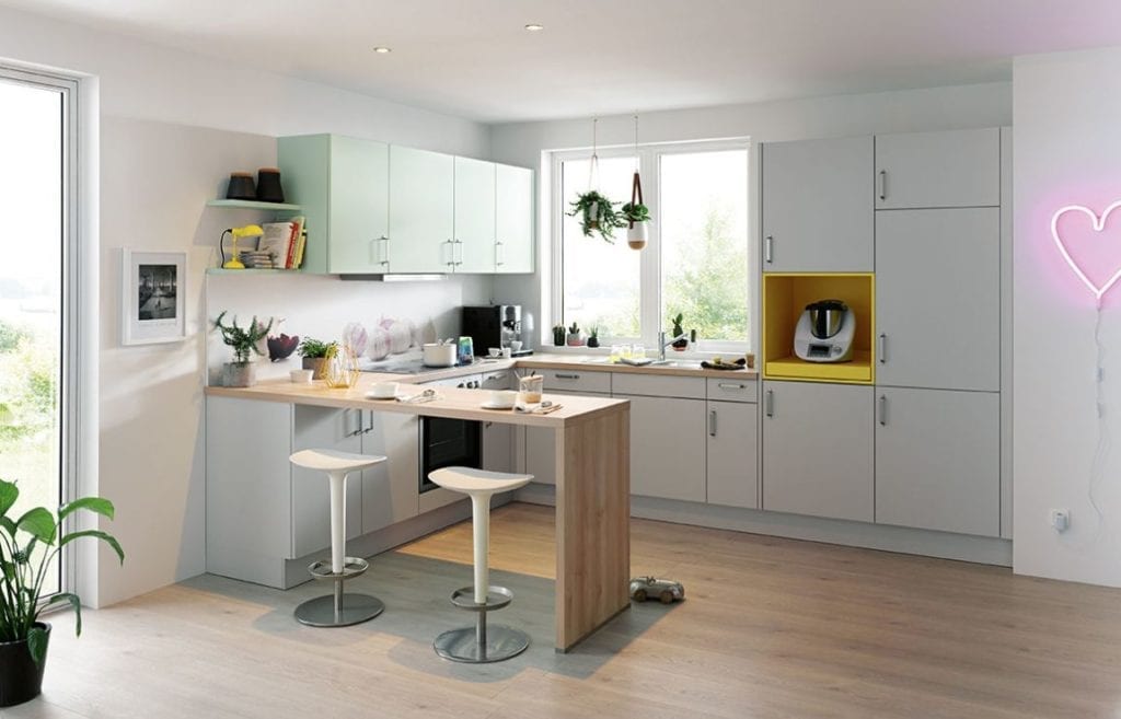 U Shaped Kitchen Designs Modern