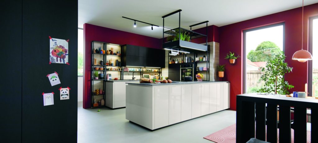 Bold kitchen space